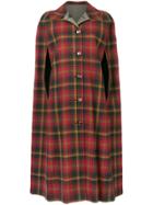 A.n.g.e.l.o. Vintage Cult 1970's Reversible Checked Coat - Red