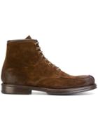 Doucal's Hi-top Laced Up Boots - Brown
