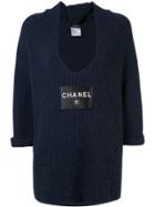 Chanel Pre-owned Cashmere Knit Top - Blue
