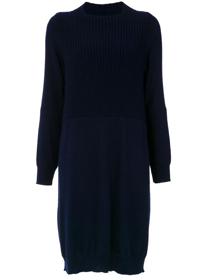 Gloria Coelho Longsleeved Knit Dress - Blue