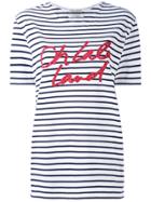 Each X Other Striped Boyfriend T-shirt - White