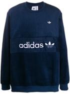 Adidas Corduroy Sweatshirt - Blue