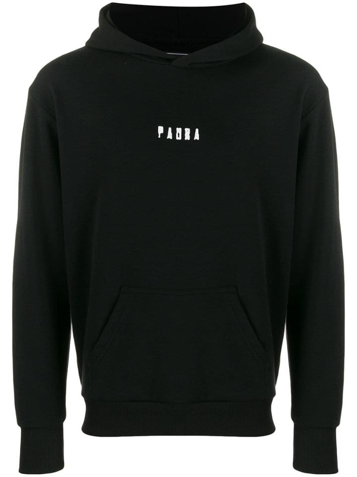 Paura Logo Hoodie - Black
