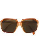Yves Saint Laurent Vintage Oversized Frame Sunglasses, Women's, Yellow/orange