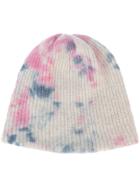 The Elder Statesman Tie Die Print Beanie - White