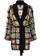 Alanui Crochet Mid-length Cardi-coat - Black