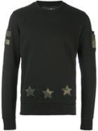 Hydrogen Star Print Sweatshirt