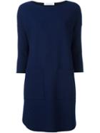 Harris Wharf London Sweater Dress, Women's, Size: 46, Blue, Virgin Wool