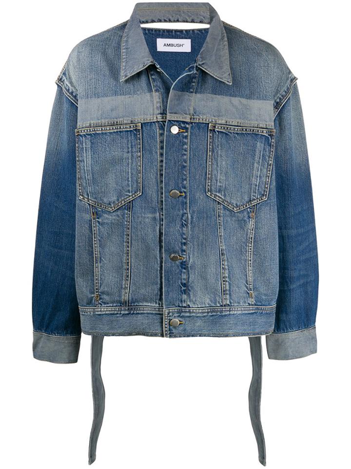 Ambush Reflector Denim Jacket - Blue