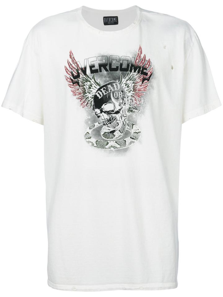 Overcome Printed T-shirt - White