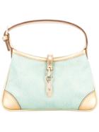 Gucci Vintage Jackie Gg Mini Hand Bag - Blue