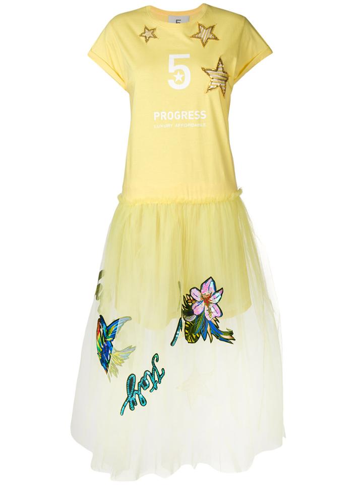 5 Progress Honolulu Tulle Dress - Yellow & Orange