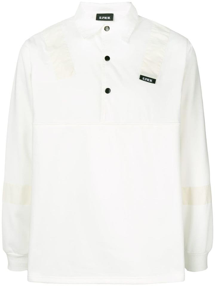 U.p.w.w. Long Sleeve Polo Shirt - White