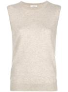 Pringle Of Scotland Sleeveless Fitted Sweater - Neutrals