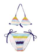 Missoni Kids Striped Bikini, Girl's, Size: 6 Yrs