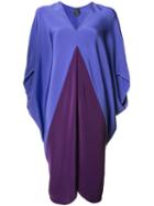Zero + Maria Cornejo V-neck Shift Dress, Women's, Size: 6, Pink/purple, Silk