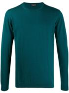 Roberto Collina Merino Wool Jumper - Blue