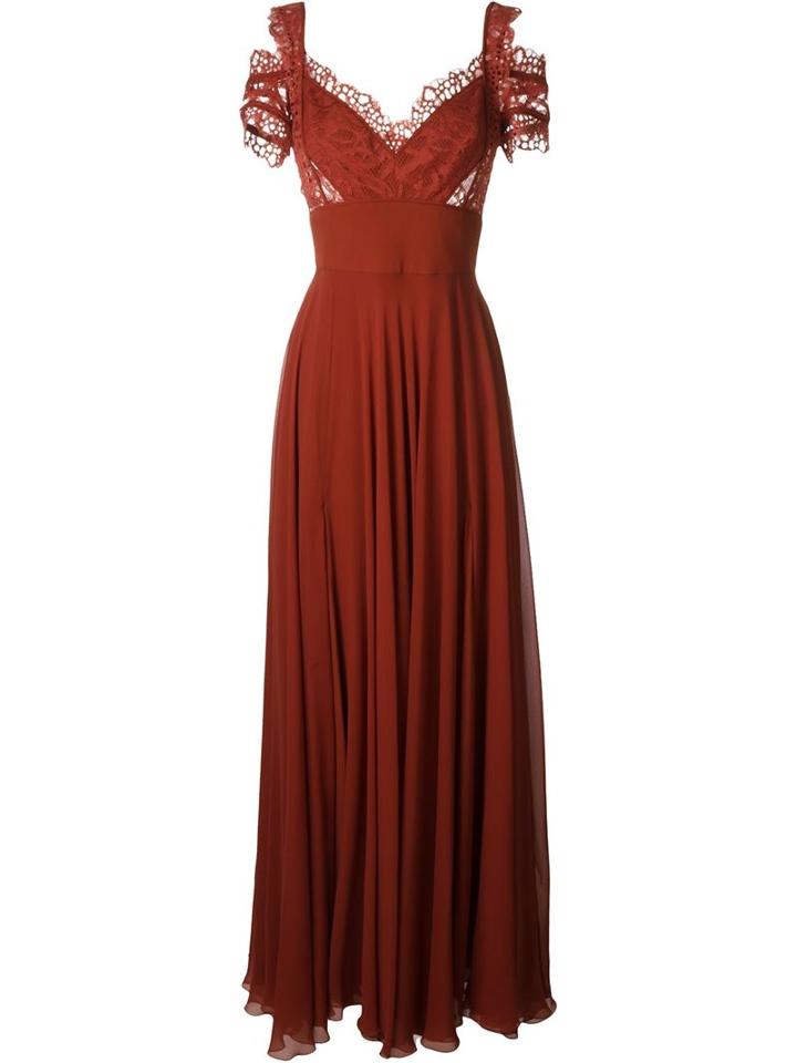 Elie Saab Lace Top Gown