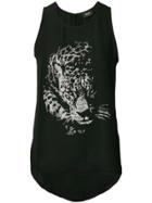 Liu Jo Leopard Print Vest - Black