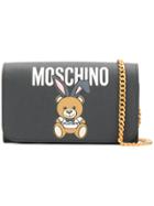 Moschino Playboy Toy Teddy Crossbody Bag - Black