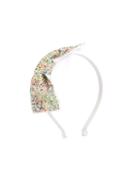 Simonetta Oversized Bow Headband, Girl's, White