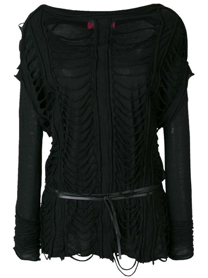 Di Liborio Ladder Sweater - Black