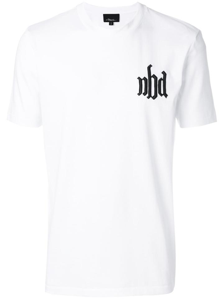 3.1 Phillip Lim Embroidered T-shirt - White