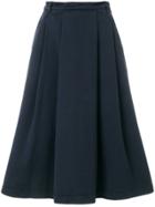 Ymc Flared Midi Skirt - Blue