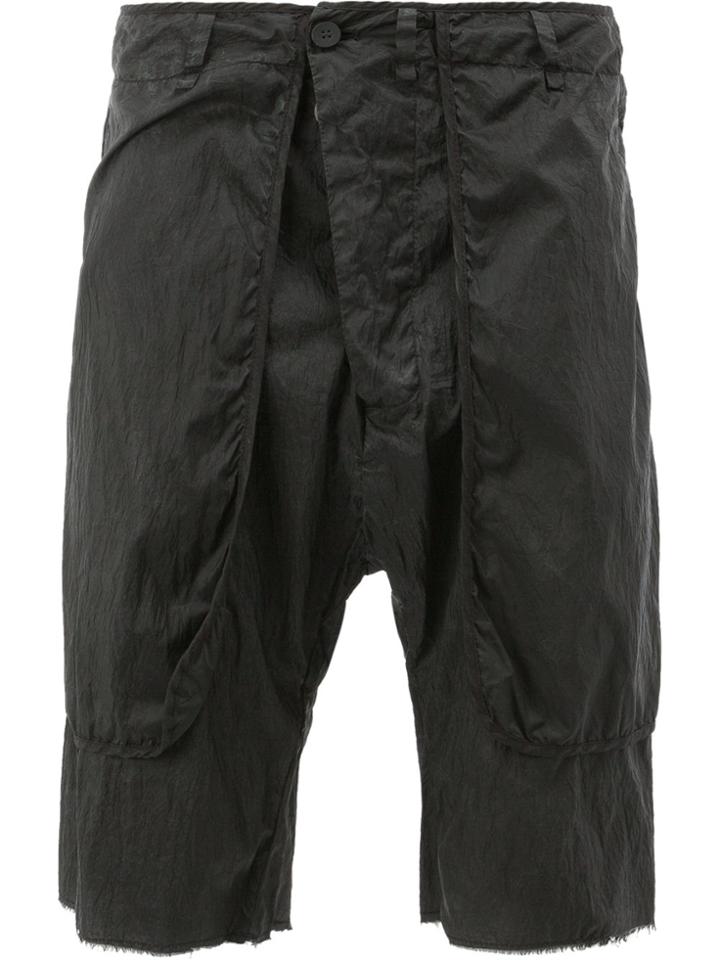 Masnada Textured Shorts - Black