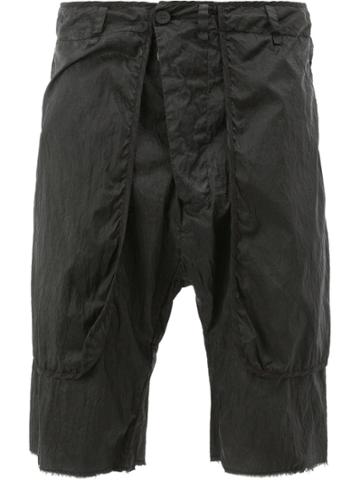 Masnada Textured Shorts - Black