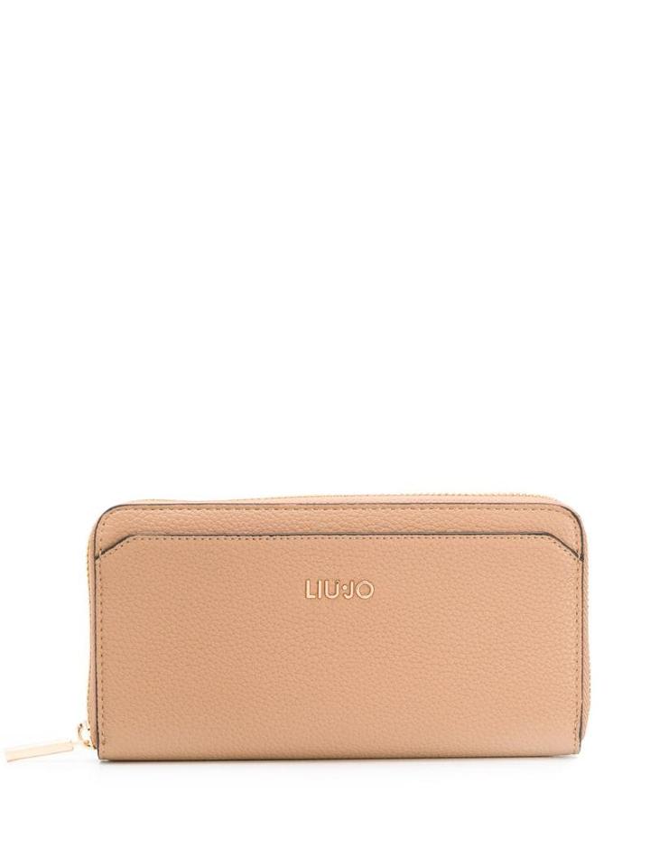 Liu Jo Logo Continental Wallet - Neutrals