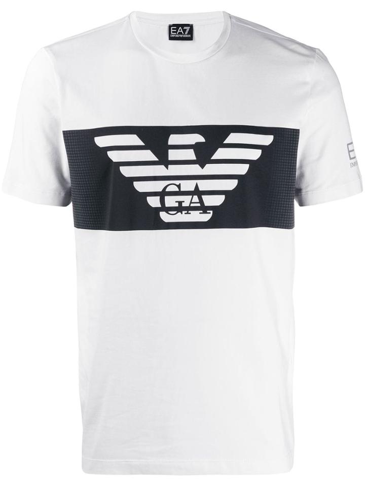 Ea7 Emporio Armani Eagle Logo T-shirt - White