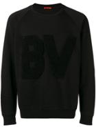 Barena Fluffy Letters Sweatshirt - Black