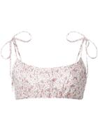 Zimmermann Floral Print Bikini Top - Multicolour
