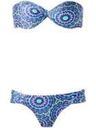 Sub Bandeau Bikini Set, Women's, Size: Medium, Blue, Polyamide/spandex/elastane