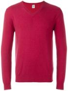 Eleventy - V-neck Sweater - Men - Cashmere - Xxxl, Pink/purple, Cashmere