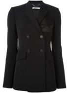 Givenchy Contrast Pocket Jacket, Women's, Size: 38, Black, Silk/viscose/wool