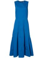 Derek Lam Sleeveless Dress With Shirring Detail - Blue