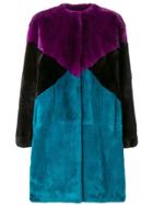 P.a.r.o.s.h. Mid-length Fur Coat - Purple