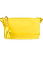 Saint Laurent Monogram Crossbody Bag, Women's, Yellow/orange, Leather