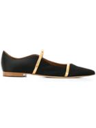 Malone Souliers Maureene Pointed Ballerina Shoes - Black
