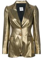 Moschino Pre-owned Metallic Fitted Jacket