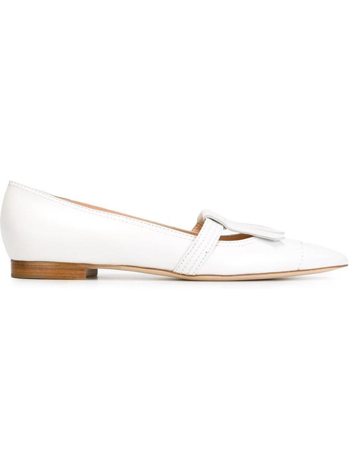 Rupert Sanderson Fringed Loafers