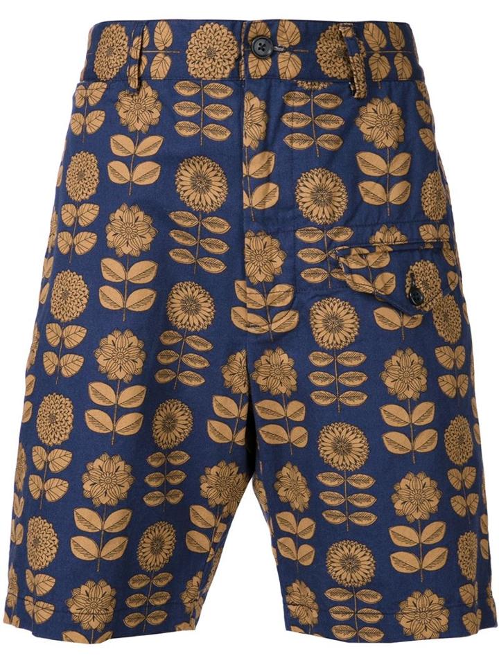 Engineered Garments Flower Print Shorts