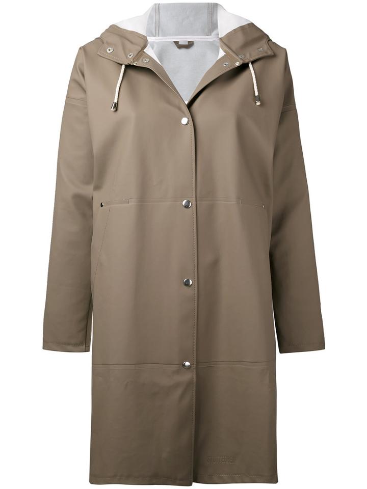 Stutterheim - Solna Raincoat - Women - Pvc - S, Brown, Pvc