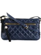 Moncler Quilted Cross Body, Women's, Blue, Calf Leather