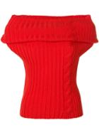 Yohji Yamamoto Pre-owned Cowl Neck Top - Orange