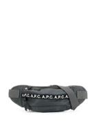 A.p.c. Logo Print Belt Bag - Grey