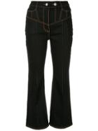 Ellery Presentism Corset Waist Jeans - Black