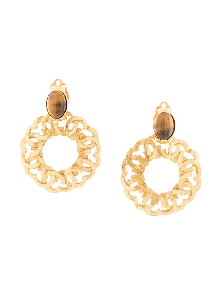 Chanel Pre-owned Hoop Earrings - Gold
